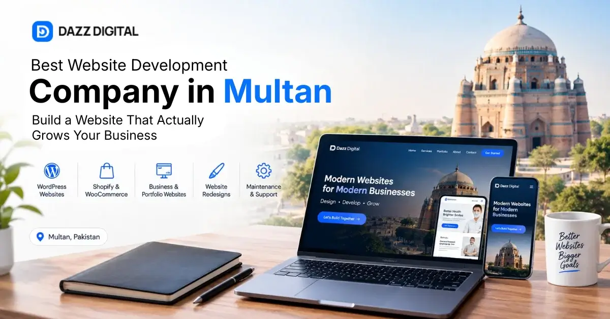 Best website development company in Multan offering professional web design and development services
