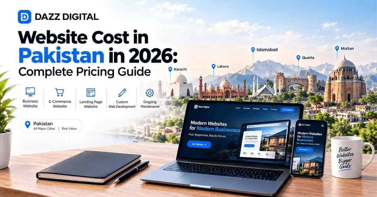 Website cost in Pakistan 2026 – business and eCommerce website pricing
